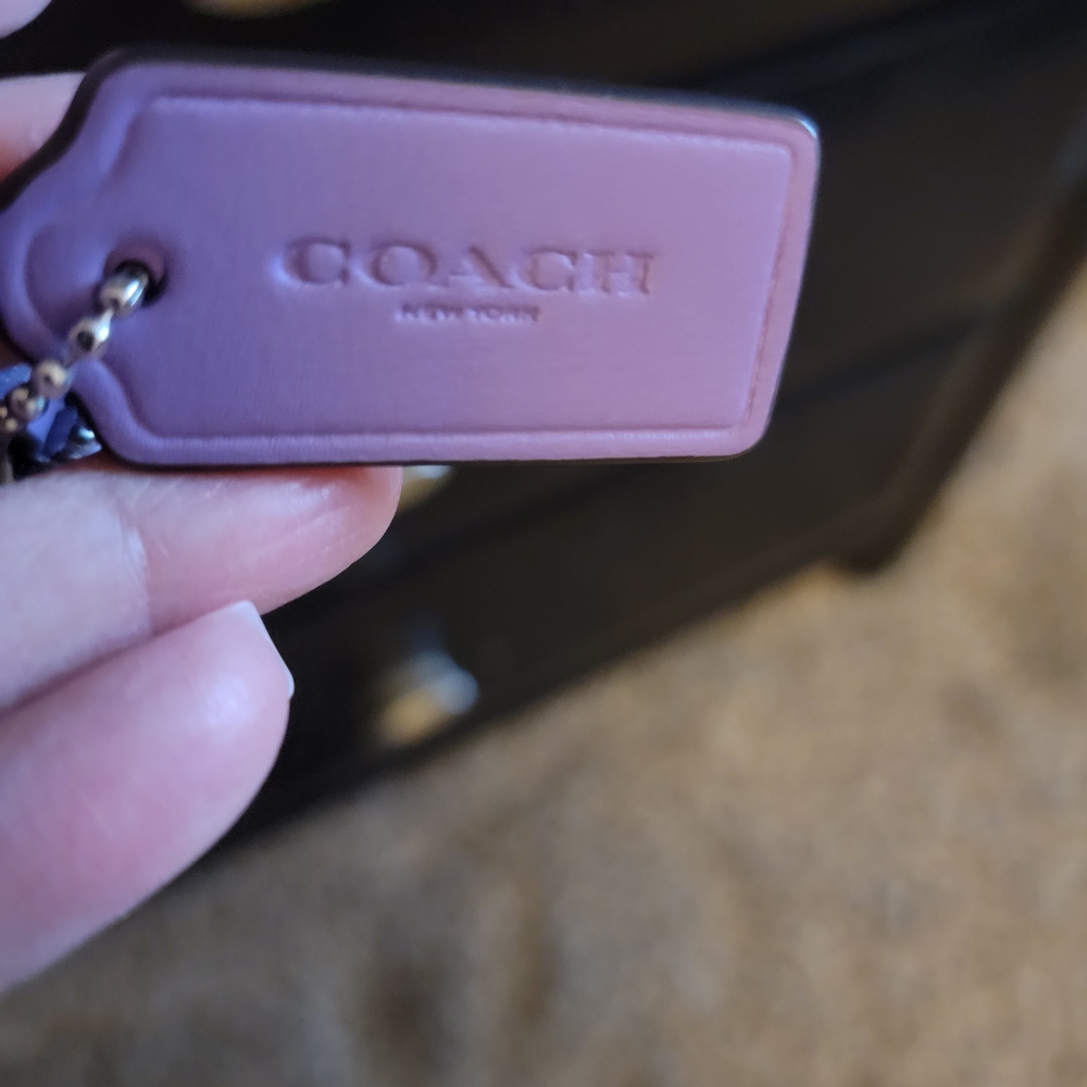 Coach Brown and Purple Crossbody Bag - Picture 2 of 7